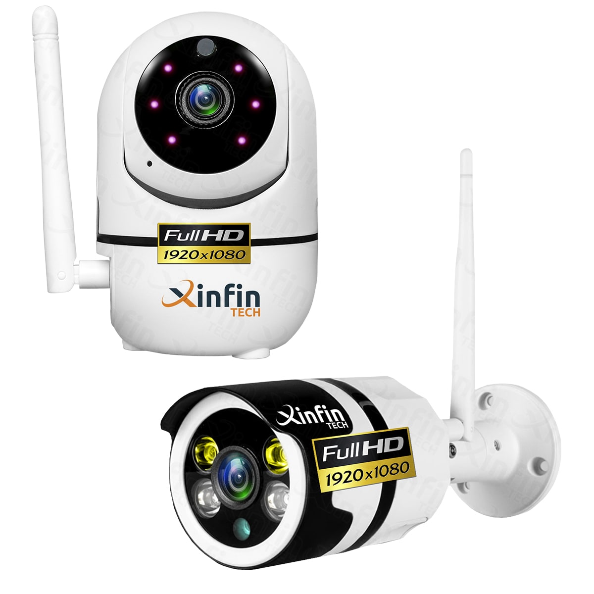 Camara Seguridad Robotica-av29b + Camara Fija- St611f