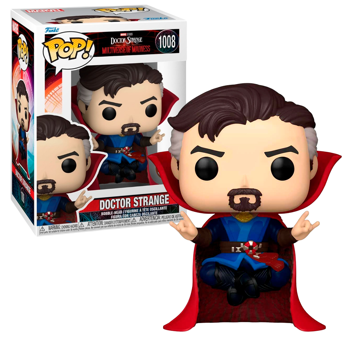 Funko Pop Doctor Strange #1008 Multiverso De Locura Marvel Juguete Original