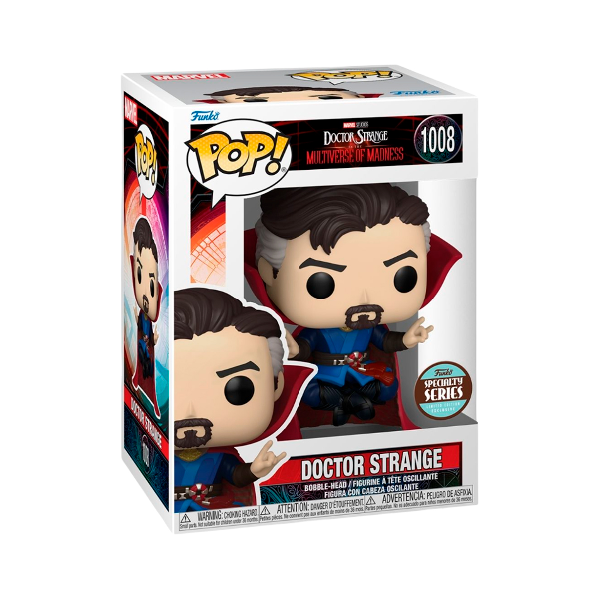 Funko Pop Doctor Strange #1008 Multiverso De Locura Marvel Juguete Original