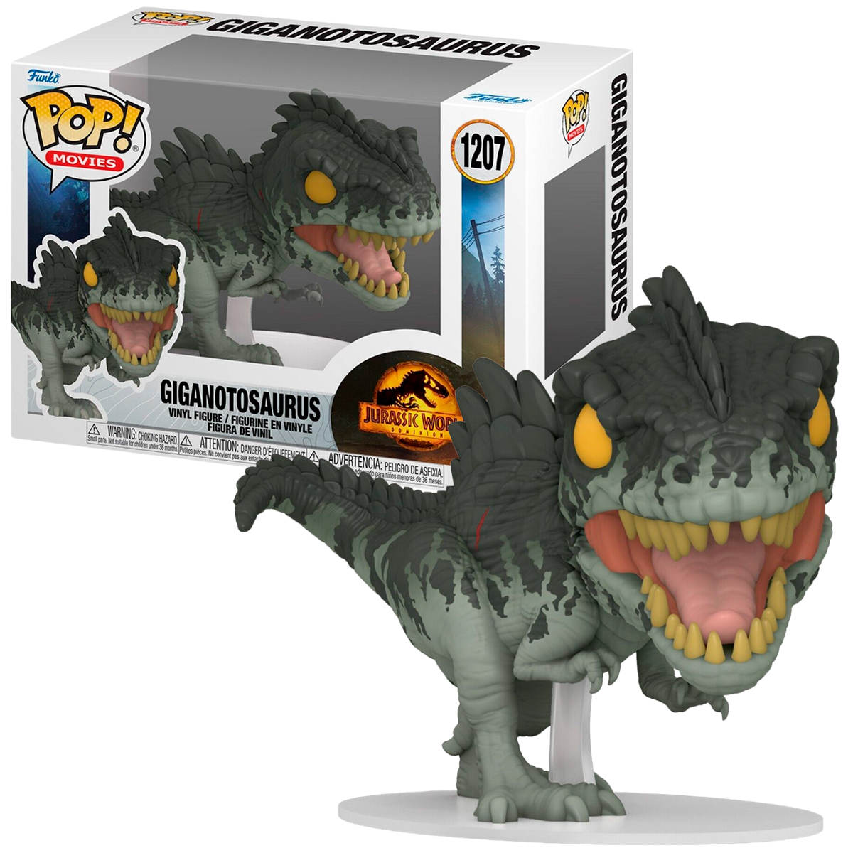 Funko Pop Giganotosaurus 1207 Jurassic World Dominion Park Dinosaurio