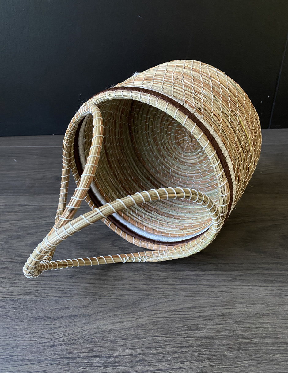 Canasta Multiusos Artesanal Tejida a Mano Fabricada en Ocoxal Hecha en México