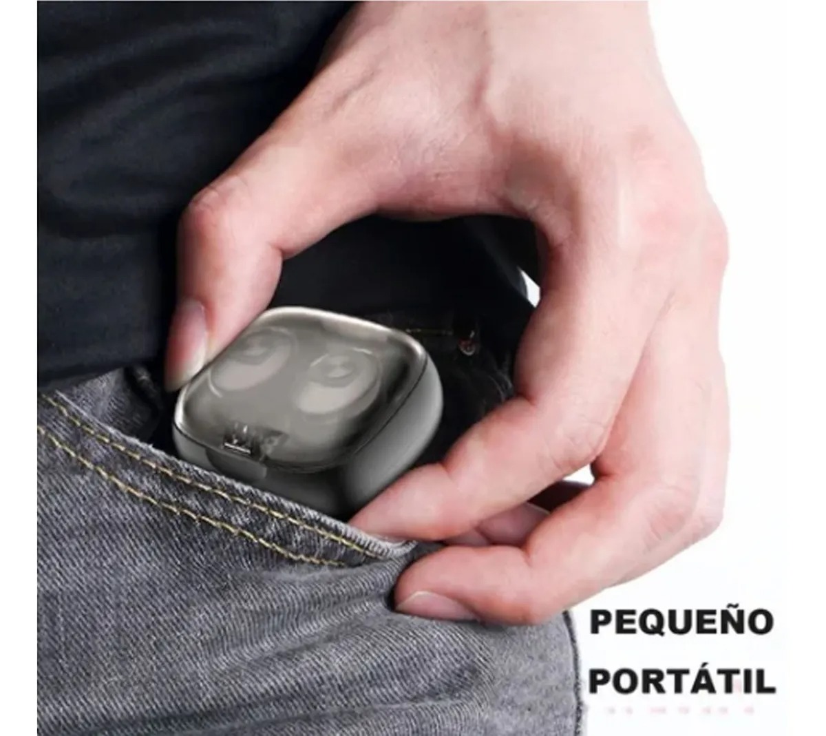 Audifonos TWS Hi-Fi Con Bluetooth y Pantalla LED Resistente Al Agua Negro