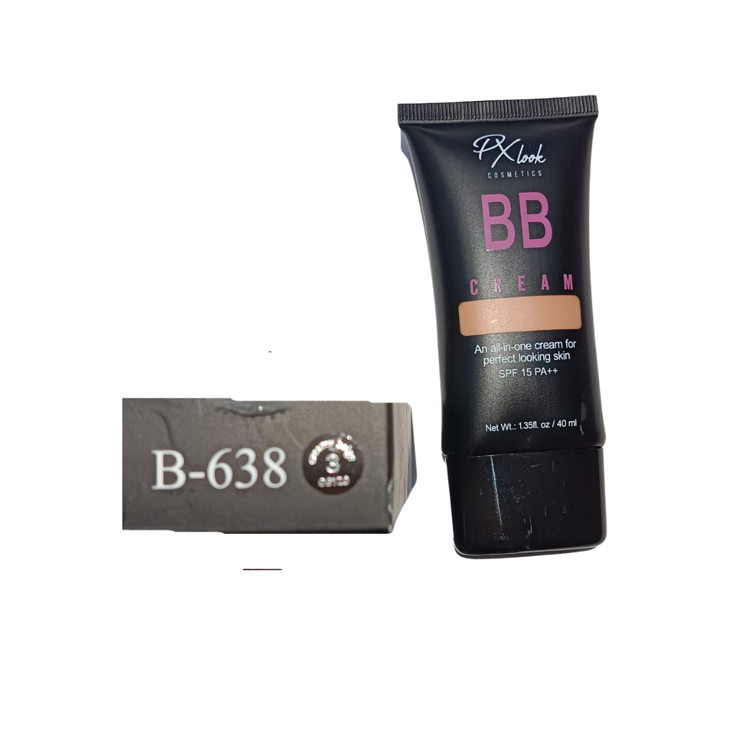 Maquillaje Liquido BB Cream Profesional SPF 15 Px Look