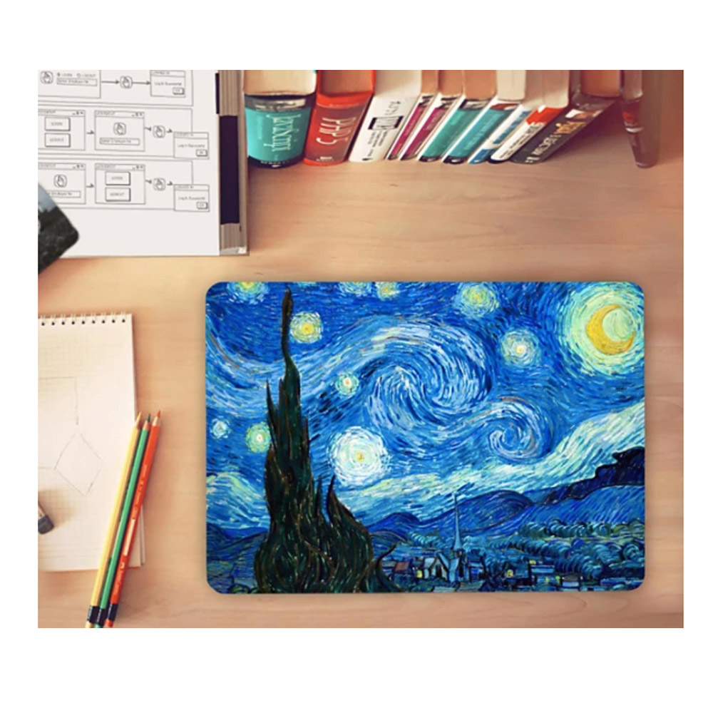 CARCASA FUNDA PROTECTOR CASE izÜg para Macbook Pro 13 USB-C 2338 M1 A2251 A2289 A2159 A1989 A1706 A1708 NOCHE ESTRELLADA