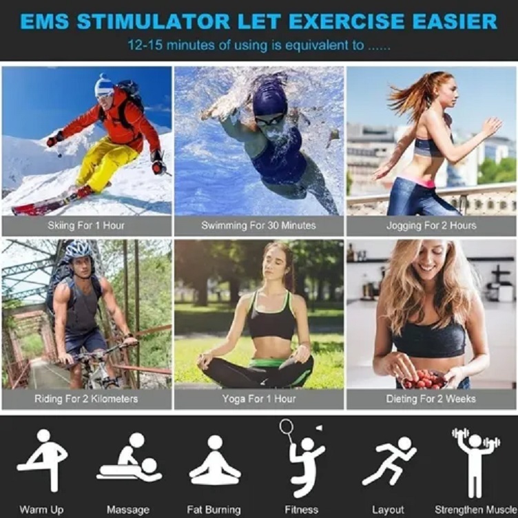 Electroestimulador Muscular Para Quemar Grasa De Abdomen