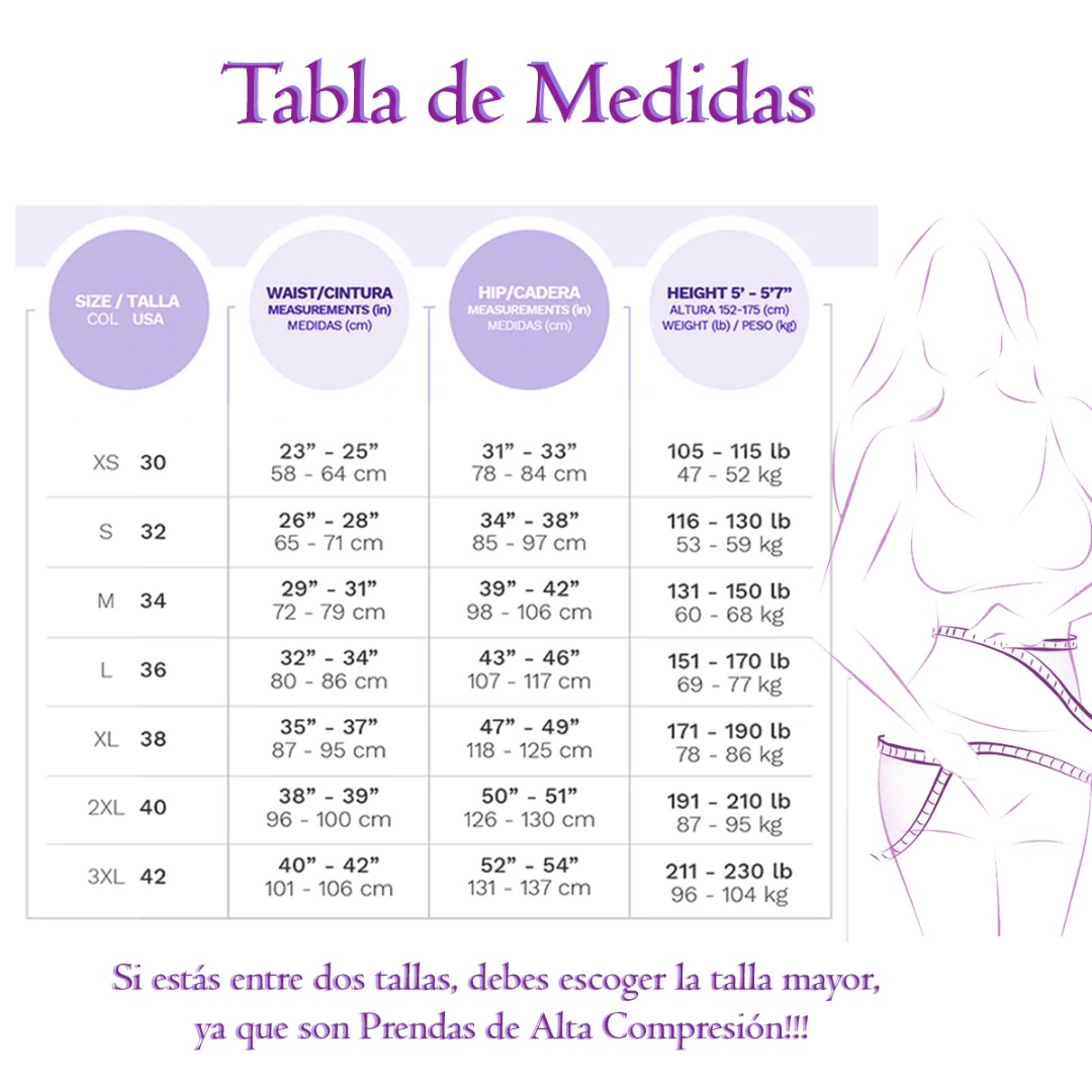 Fajas Colombianas Post Parto Levanta Pompis Realce Natural, Faja Postquirúrgica Levanta Glúteos, Fajas Colombianas Reductoras Post Operatoria Moldeadora Con Powernet Talla L