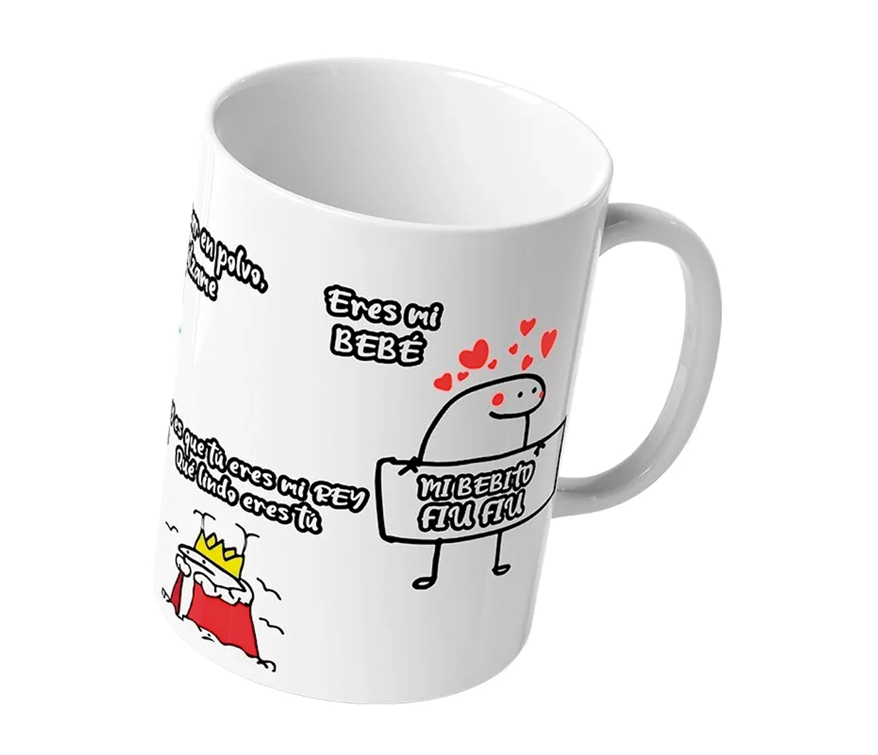 Taza Flork Bebito Fiu Fiu Caramelo De Chocolate | Meme canción