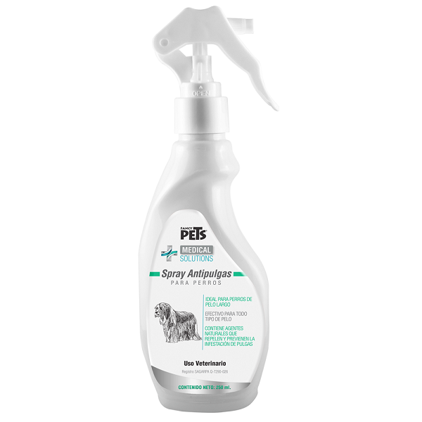 Spray Anti pulgas para perro 250 ml