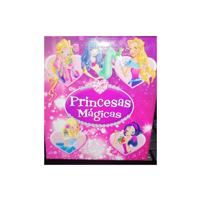 Cofre De Cuentos Para Niñas Princesas Magicas Incluye 5 mini libros