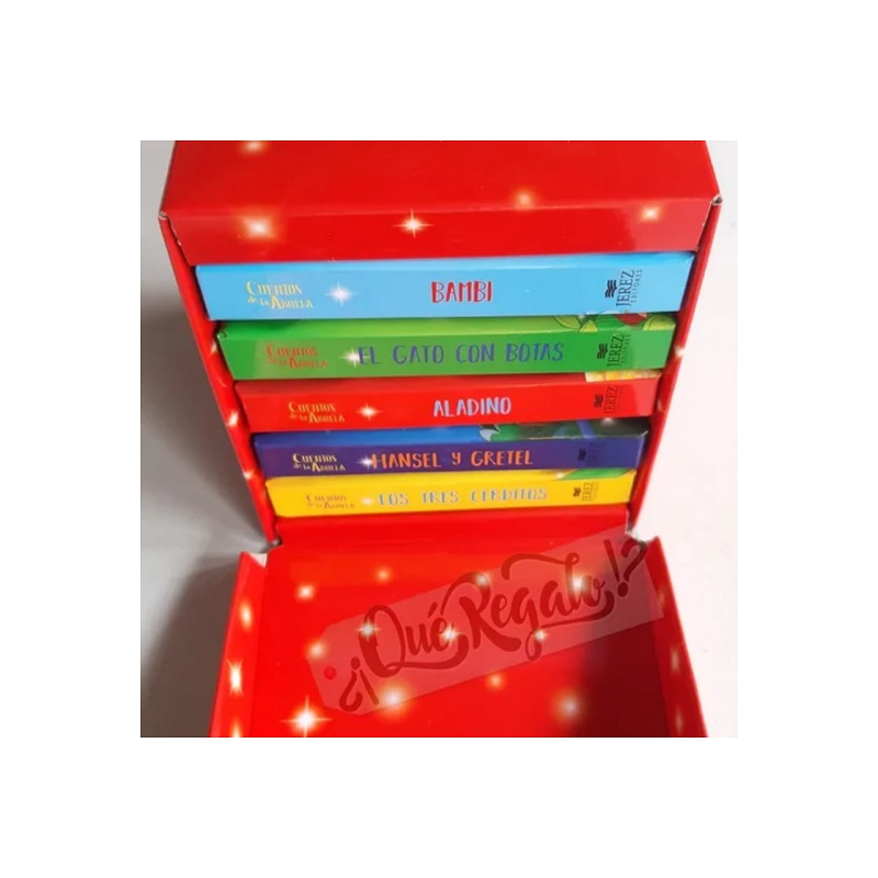 Cofre De Cuentos Para Niños Cuentos De La Abuela Incluye 5 mini libros