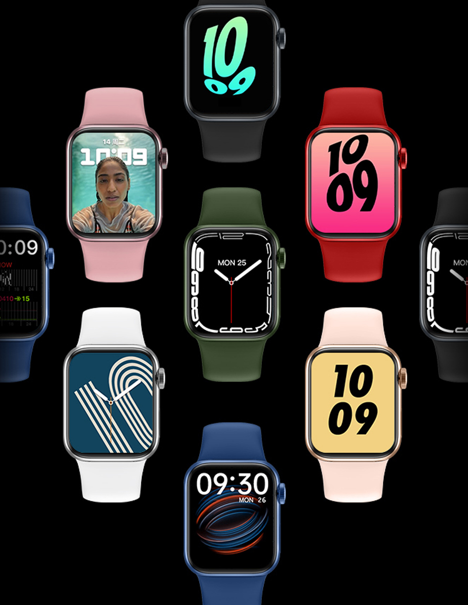 Smartwatch M7 Pro 2022 Reloj Inteligente Serie 7 Petukita Box Negro