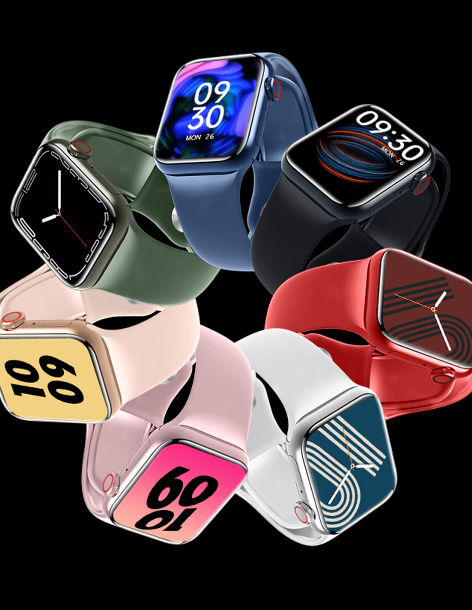 Smartwatch M7 Pro 2022 Reloj Inteligente Serie 7 Petukita Box Negro