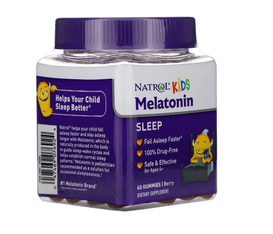 Melatonina Kids Niños Duerme Rápido Y Profundo 60 Gomas