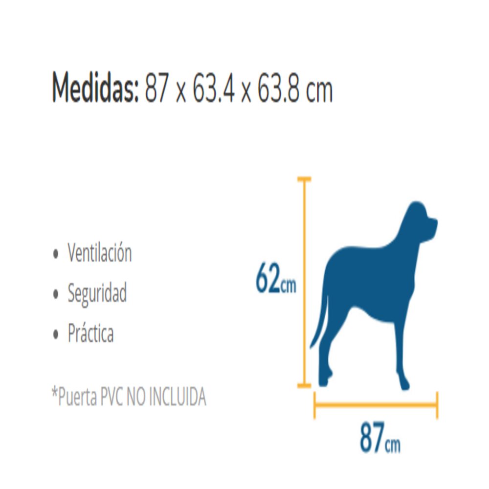 Casa Tipo Iglu Térmica Perro Mediano 87x63.4x63.8cm Sunny