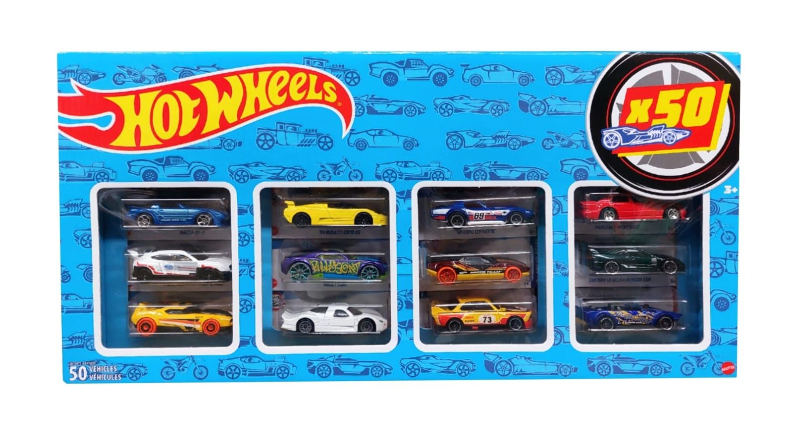 Hot Wheels Paquete De 50 Carros