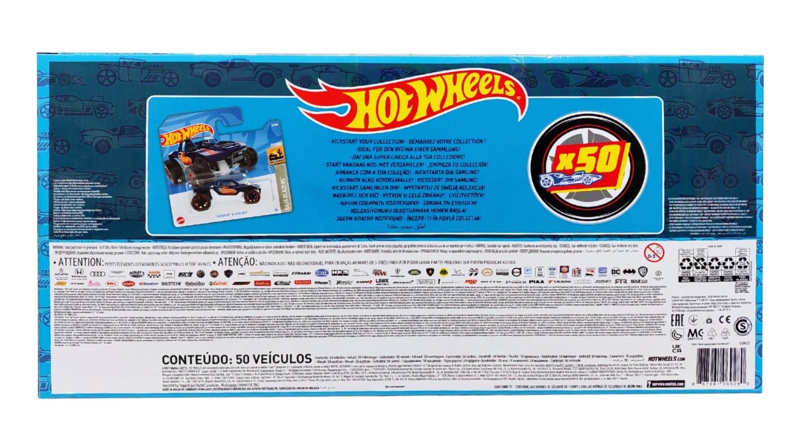 Hot Wheels Paquete De 50 Carros