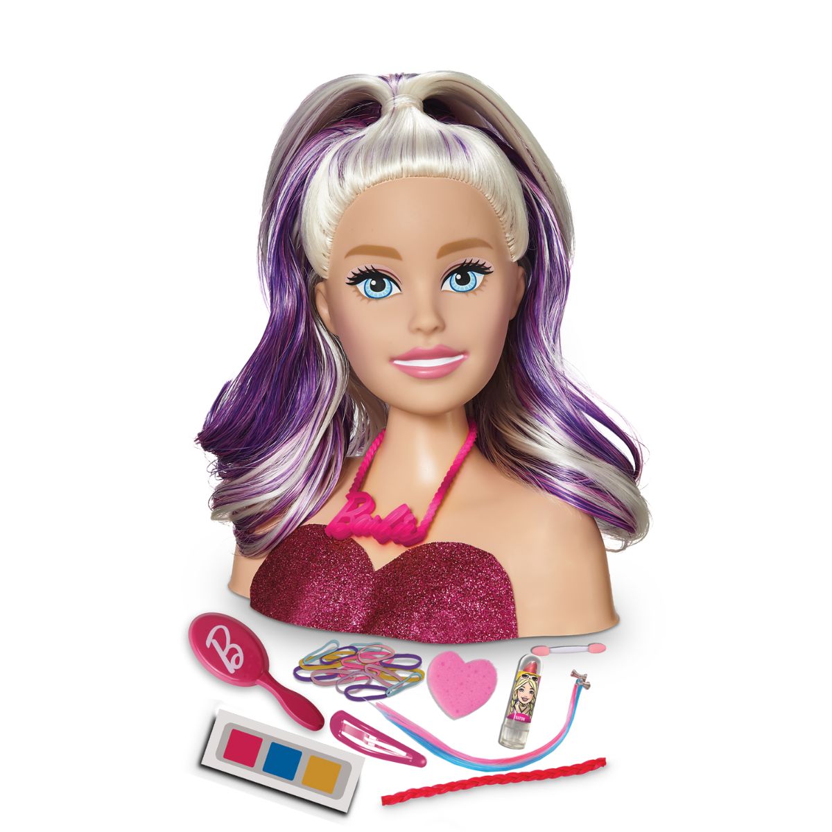 Barbie Muñeca Busto Para Peinar con accesorios Styling Head 21 cm