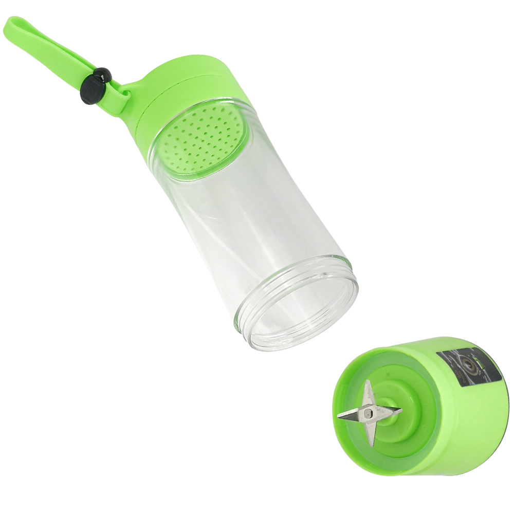 Mini Licuadora Portatil para Jugos y Salsas con Vaso Portatil Carga Usb 4 Potentes Aspas y Capacidad de 380 ml / Master / MH-MBLENDERB