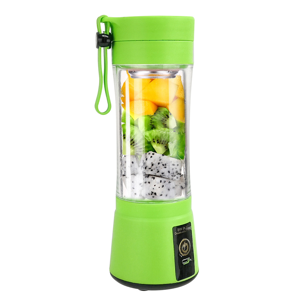 Mini Licuadora Portatil para Jugos y Salsas con Vaso Portatil Carga Usb 4 Potentes Aspas y Capacidad de 380 ml / Master / MH-MBLENDERB
