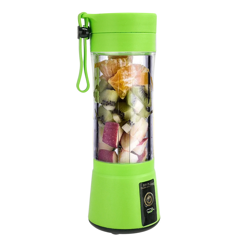 Mini Licuadora Portatil para Jugos y Salsas con Vaso Portatil Carga Usb 4 Potentes Aspas y Capacidad de 380 ml / Master / MH-MBLENDERB