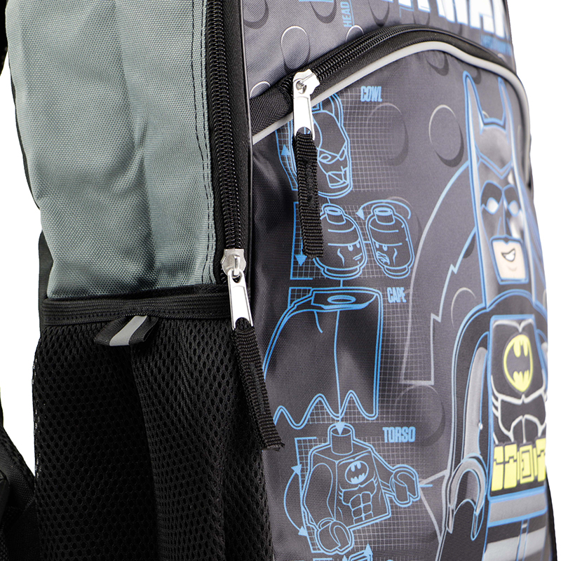 MOCHILA LEGO BATMAN MASS GRIS