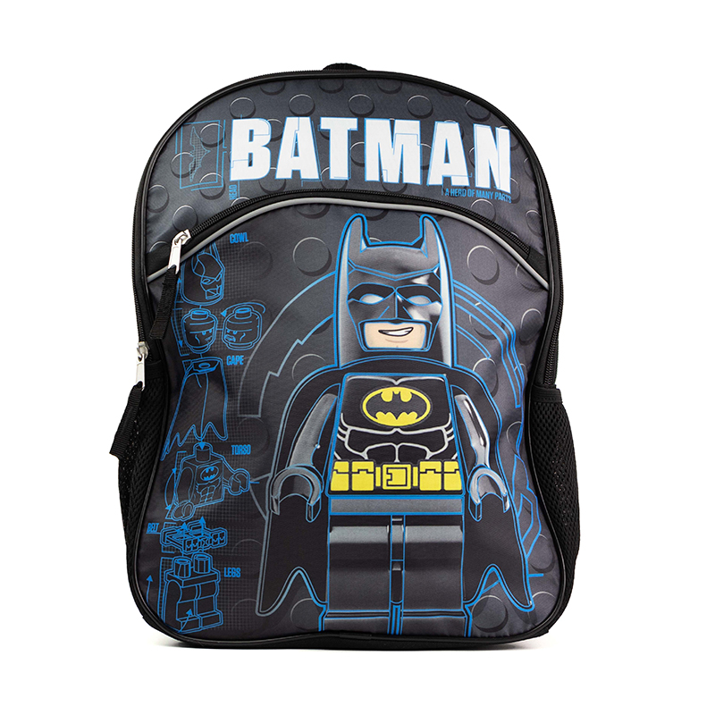 MOCHILA LEGO BATMAN MASS GRIS