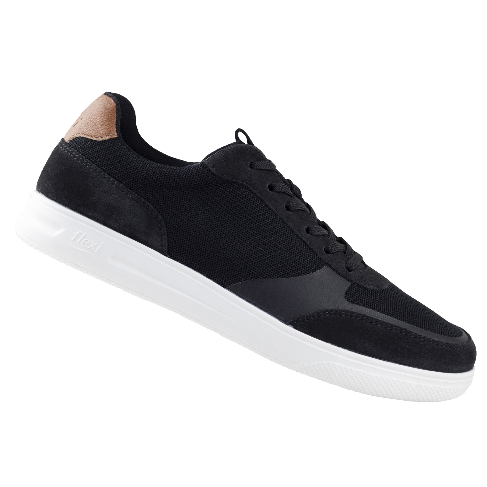 TENIS URBANO CLÁSICO FLEXI MATERIAL TEXTIL 401213 NEGRO ORIGINAL