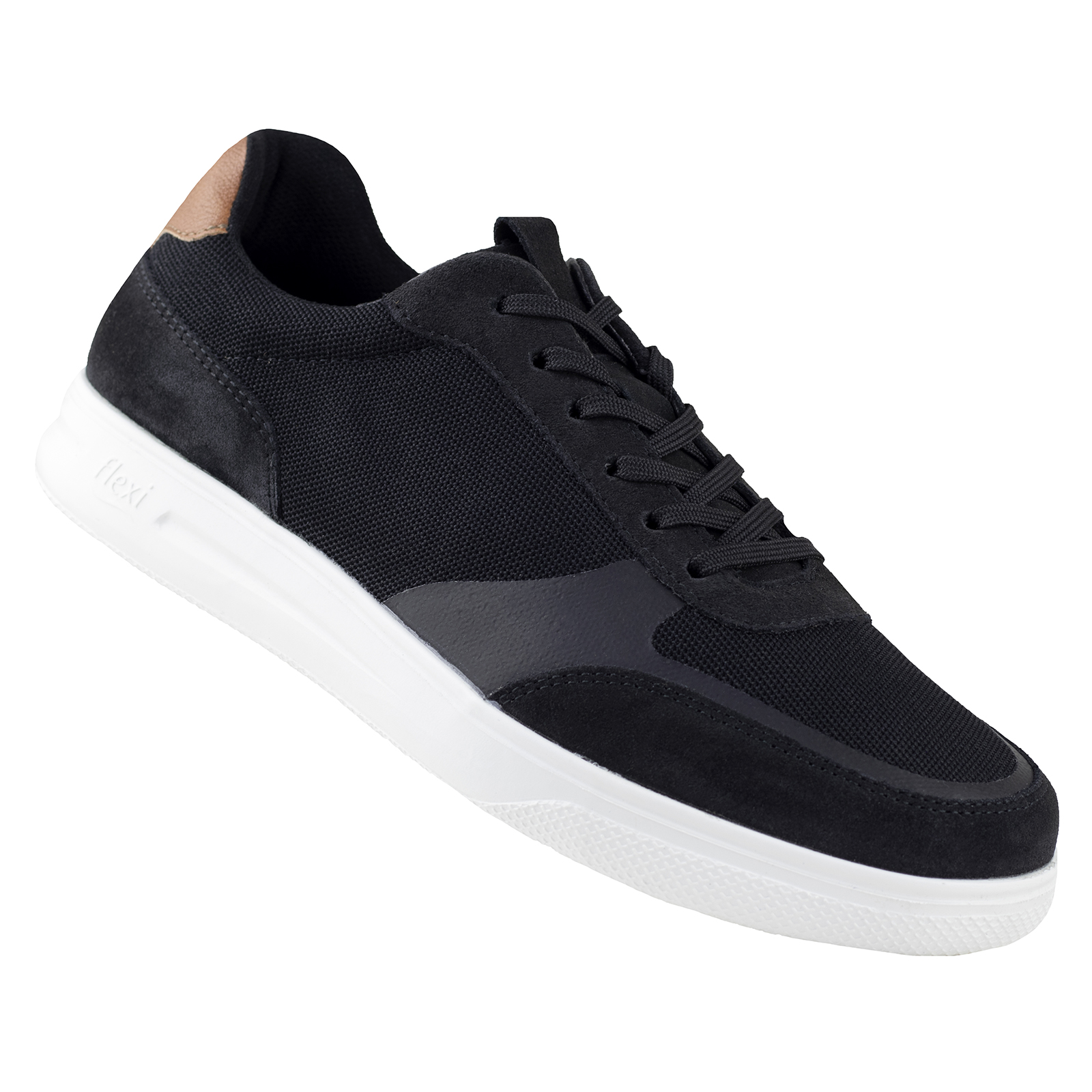 TENIS URBANO CLÁSICO FLEXI MATERIAL TEXTIL 401213 NEGRO ORIGINAL