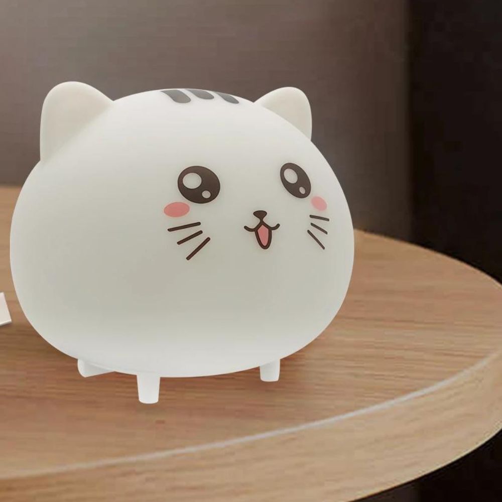 Bocina bluetooth con lámpara led touch Gadgets & Fun Diseño Gato Lámpara de noche