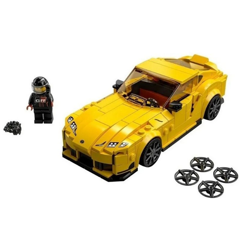Set de construcción Lego Speed Champions Toyota GR Supra 299 piezas en caja