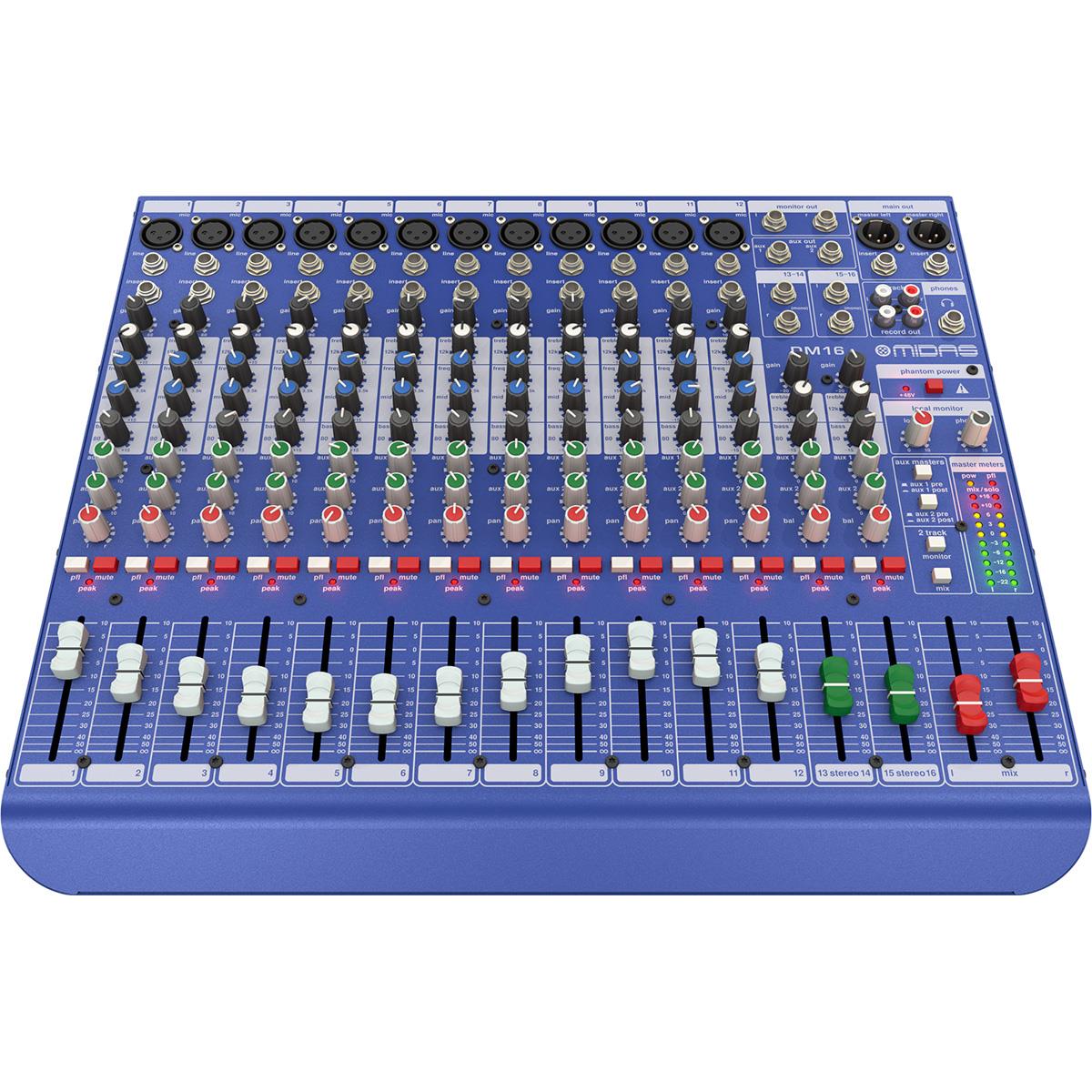 Mezcladora Midas DM16 16 Canales Análoga