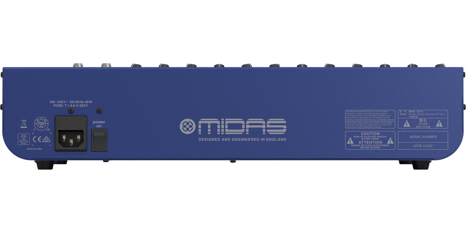 Mezcladora Midas DM16 16 Canales Análoga