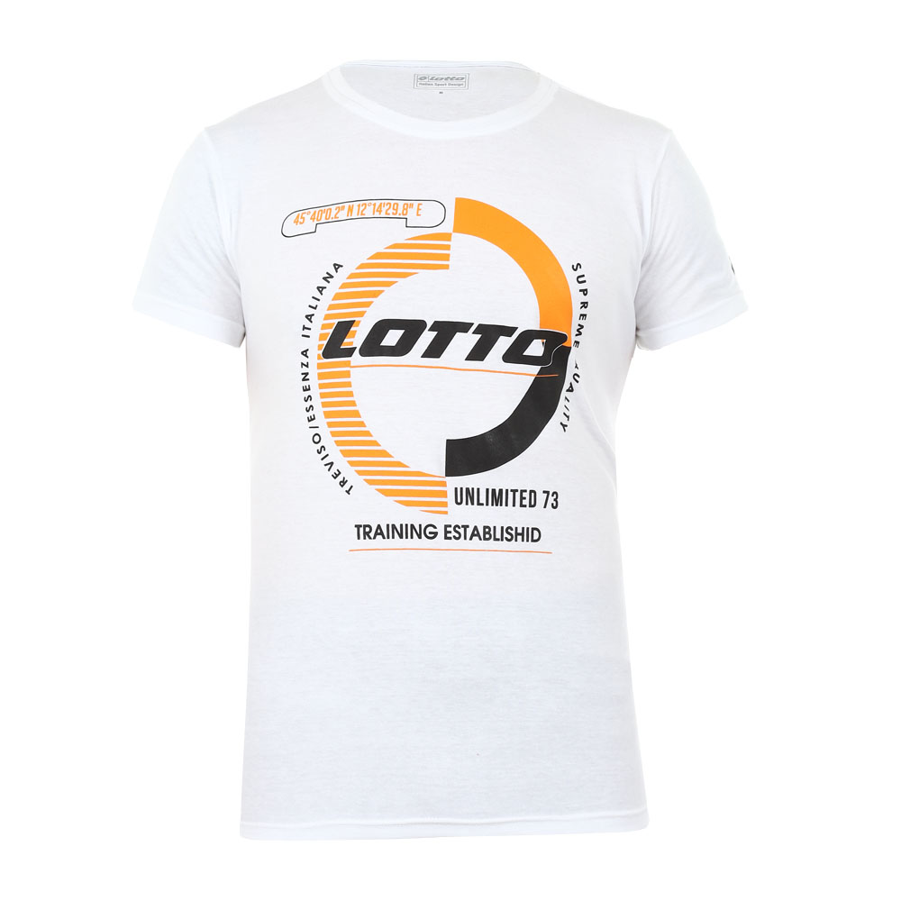 Playera Blanca original Lotto de Caballero Moda Casual