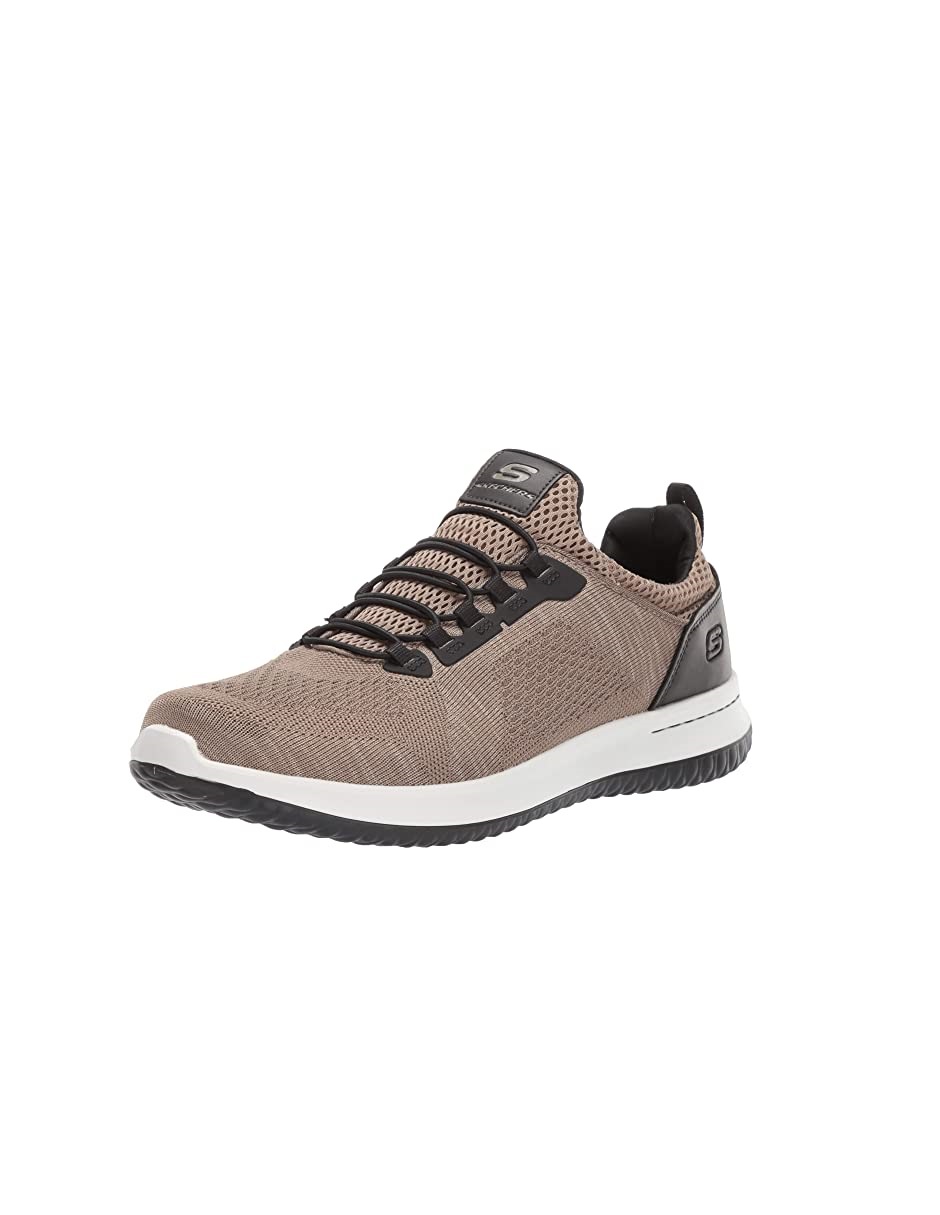 Tenis Skechers Delson Brewton Caballero Original 65509 TAN