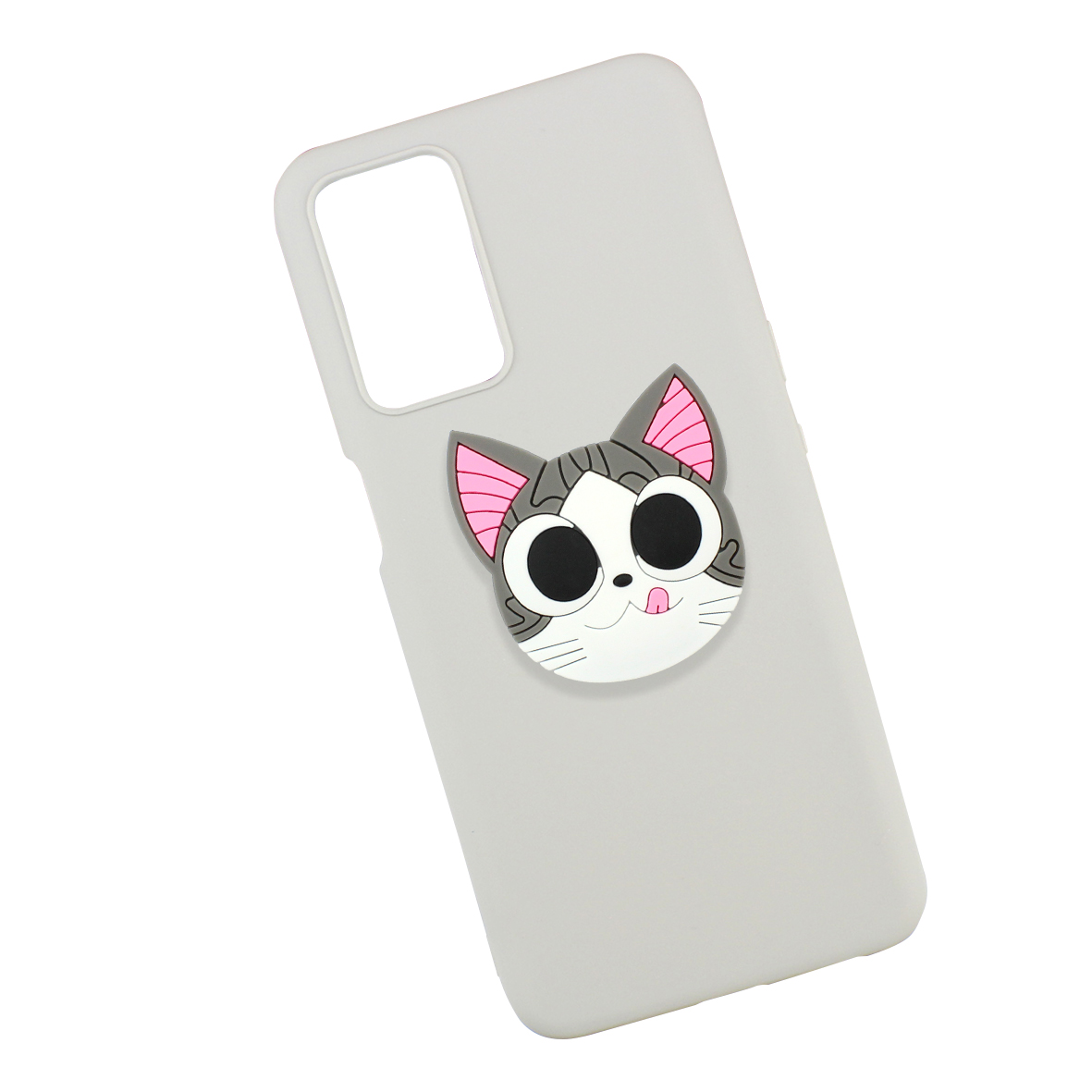 Funda Case Triche para OPPO A54 Diseño Gato Michi SO Color Gris