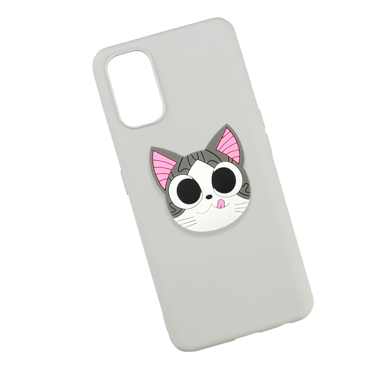 Funda Case Triche para REALME 7 PRO Diseño Gato Michi SO Color Gris