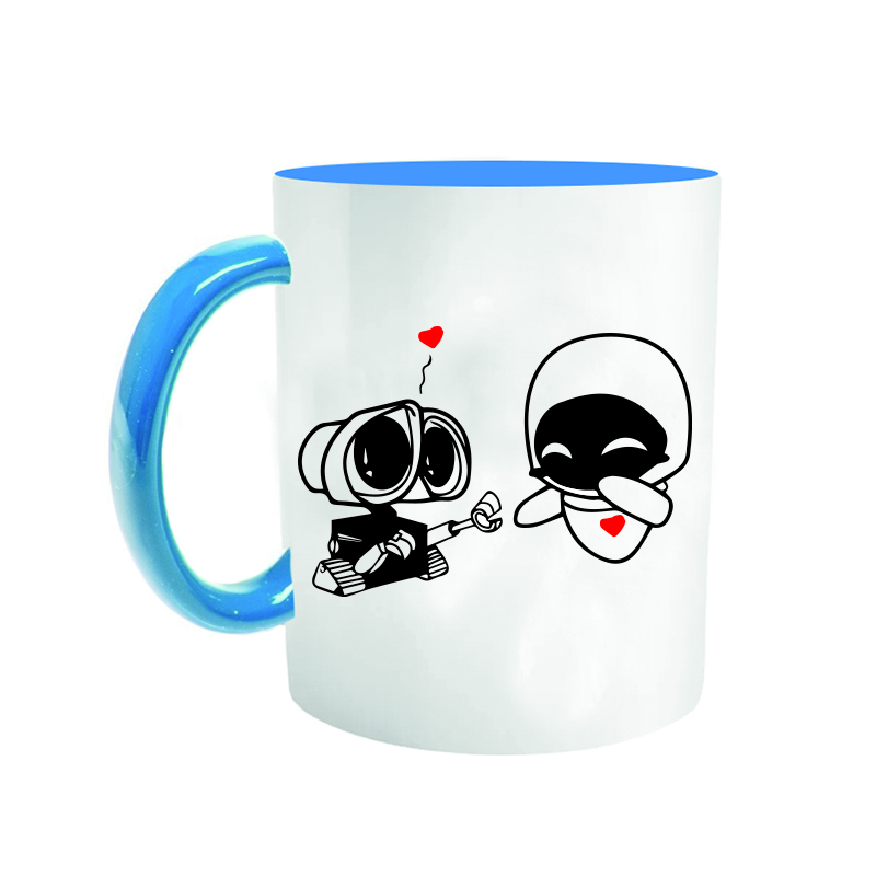 Taza de Wall-E y Eva #4
