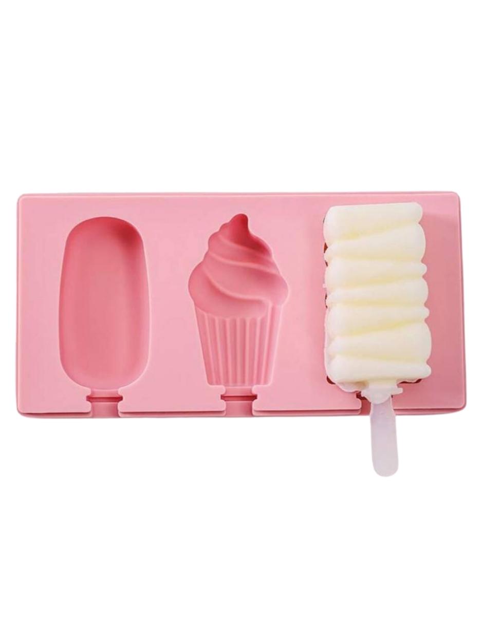 Molde De Silicon Repostería Paleta De Hielo Silicona Helado