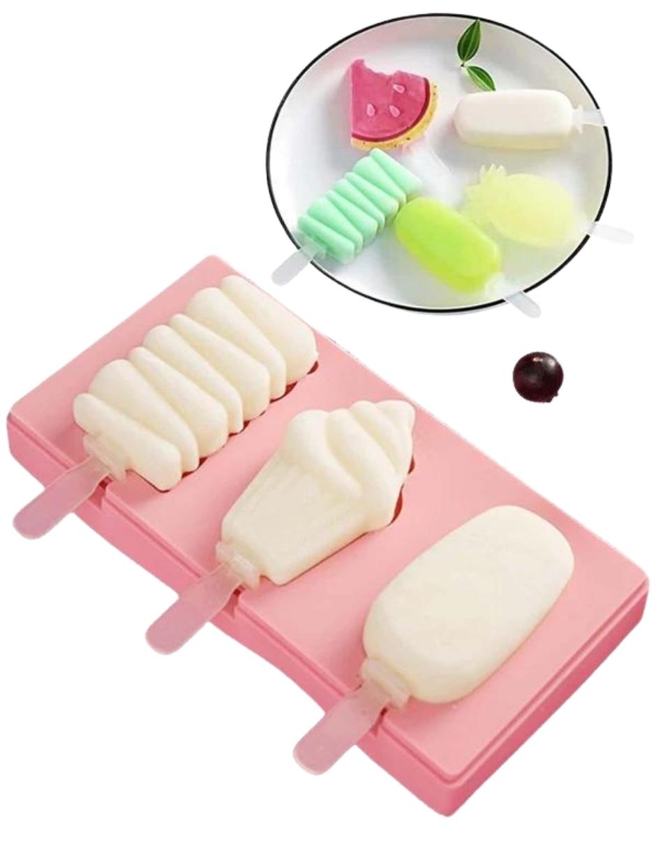 Molde De Silicon Repostería Paleta De Hielo Silicona Helado