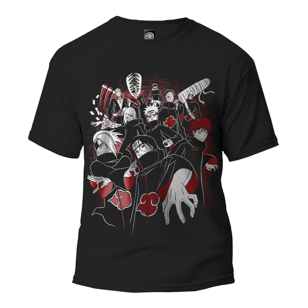 Playera Akatsuki Negra