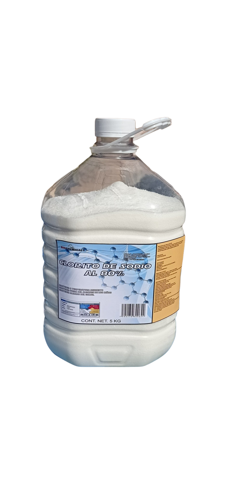 CLORITO DE SODIO AL 80% 5 KG 