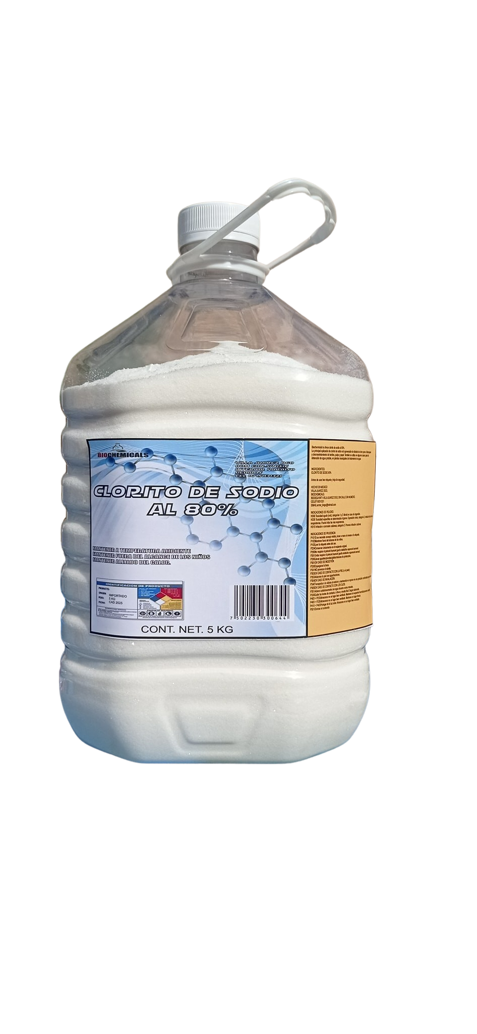 CLORITO DE SODIO AL 80% 5 KG 