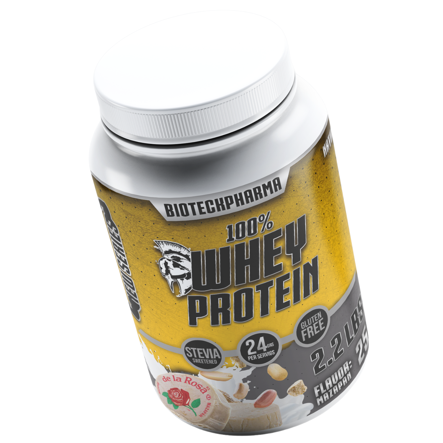 BIOTECKPHARMA| 100% Whey Protein Sabor Mazapan 2.20 lbs | 1000 grs.	