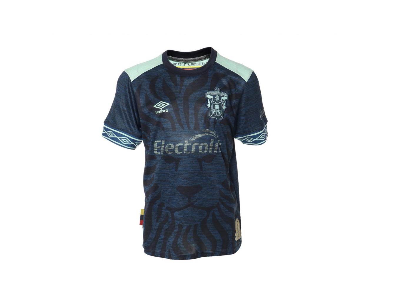 Jersey Umbro UDG Leones Negros Edicion Especial 45 Aniversario Para NIños Azul 