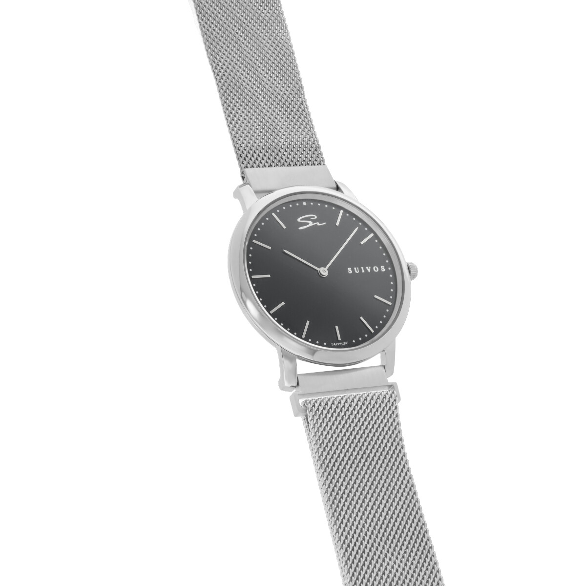 Reloj Suizo, Suivos ODIER, zafiro, 10 años de batería, acero hipoalergénico