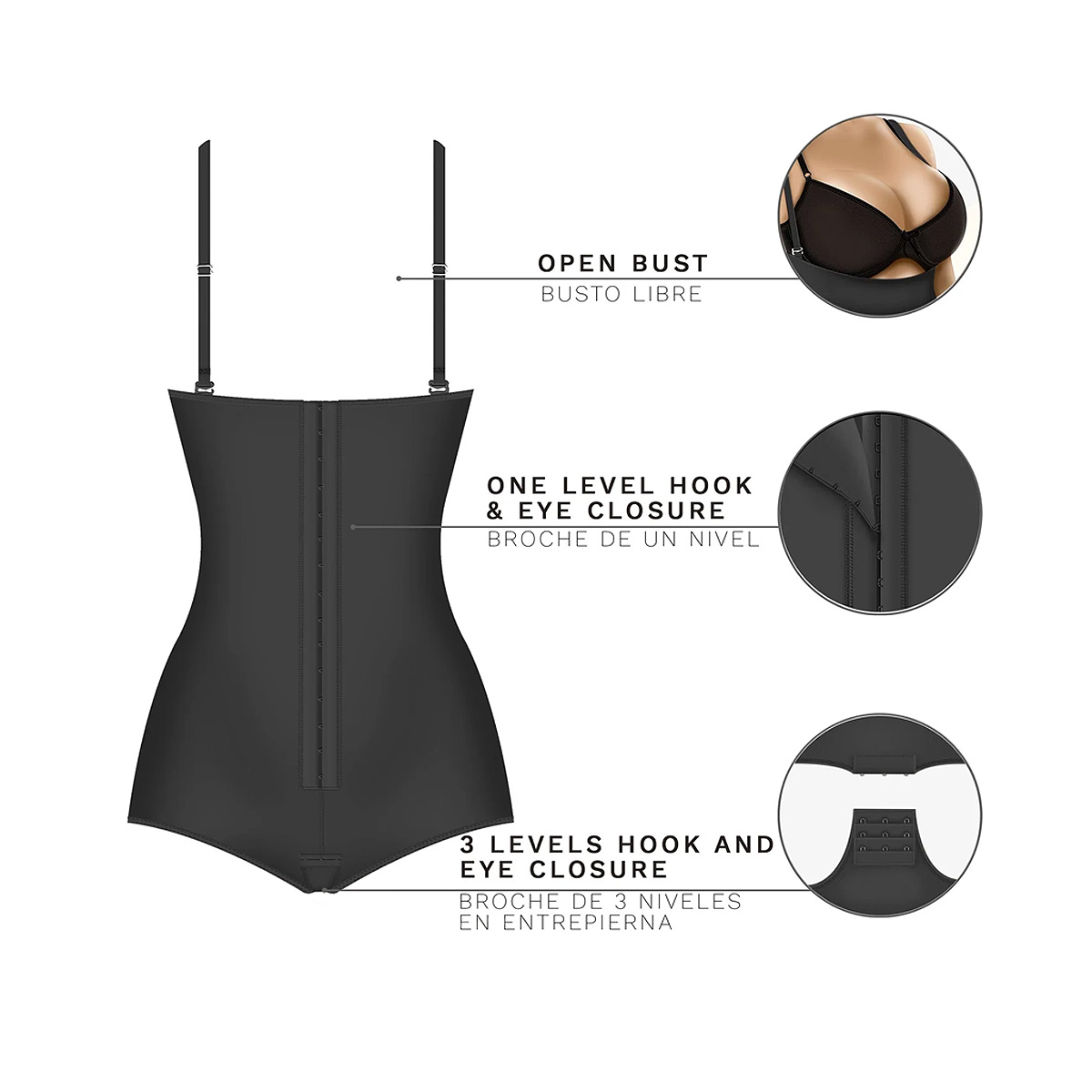 Fajas Colombianas Microlatex Reductora  Tipo Cachetero