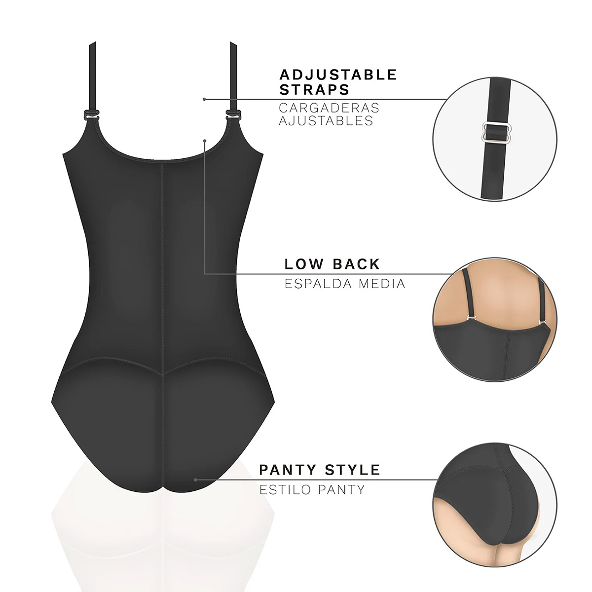 Fajas Colombianas Microlatex Reductora  Tipo Cachetero