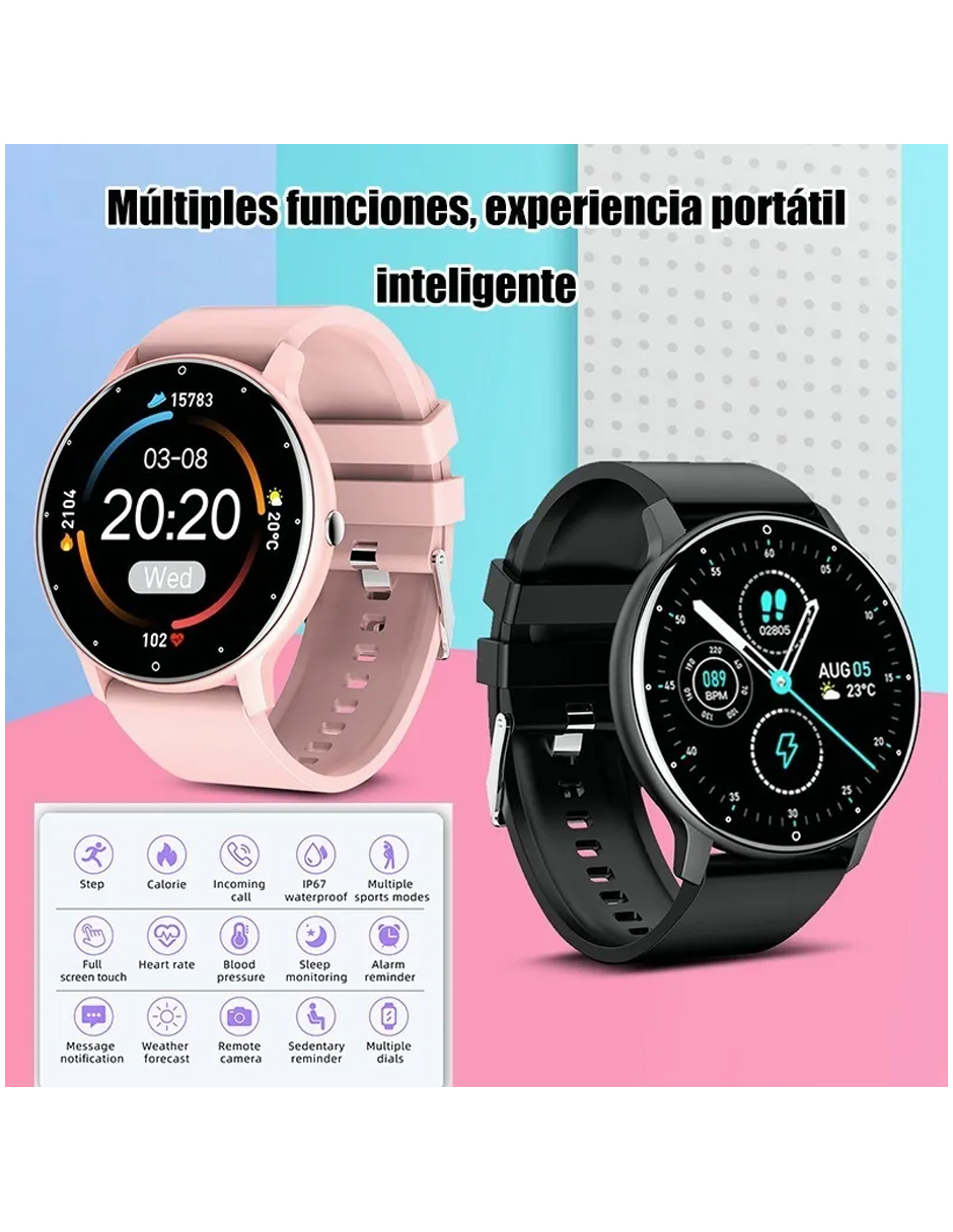 Reloj Inteligente Smart Watch Petukita Box ZL02 Negro