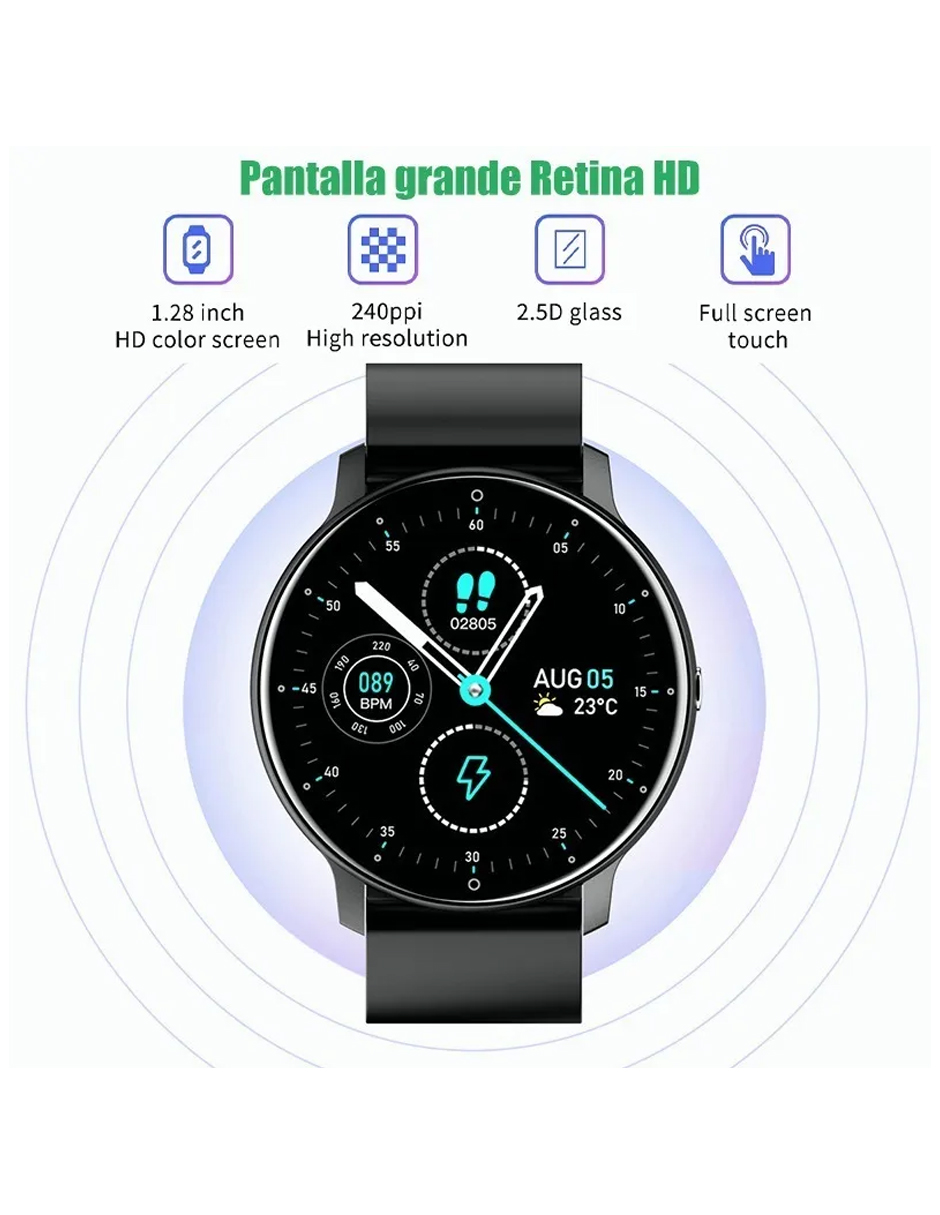 Reloj Inteligente Smart Watch Petukita Box ZL02 Negro