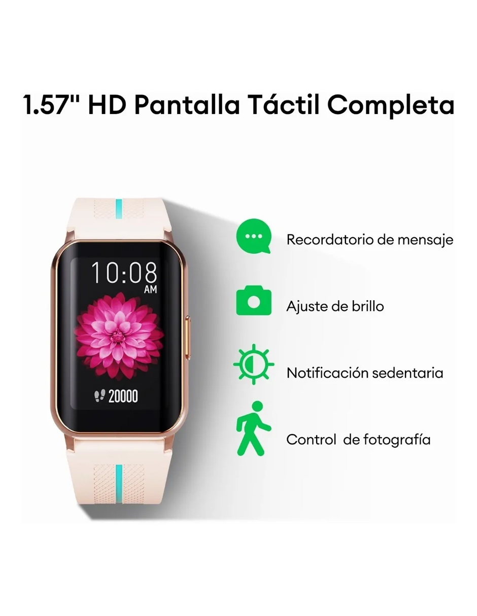 Reloj Inteligente Smart Watch Petukita Box H76 Bluetooth Fitness Dorado